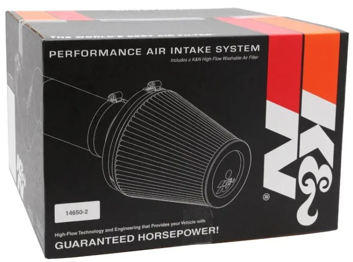 57-3023-1 – K&N FILTER Cold Air Intake, Black Polyethylene Tube Red Filter - view 3